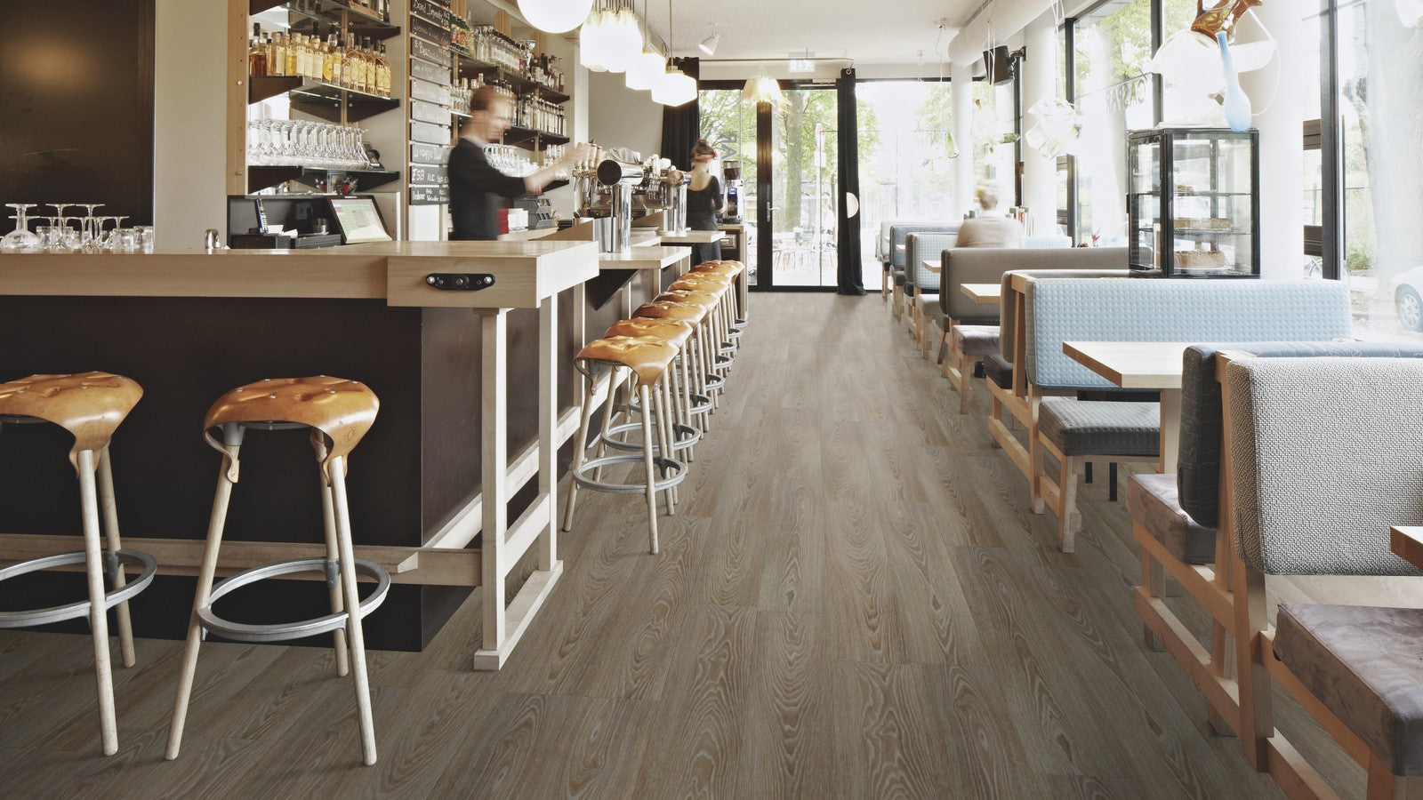 2.7mm Glue Down 8x48 Vinyl Plank - Brown Maple - 52767