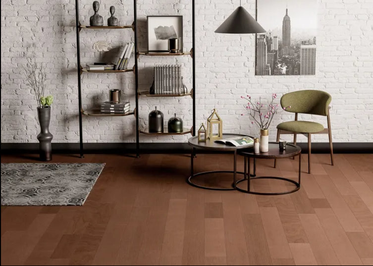 Engineered Oak 5in x Multi Length Hardwood - Gunstock - 52825