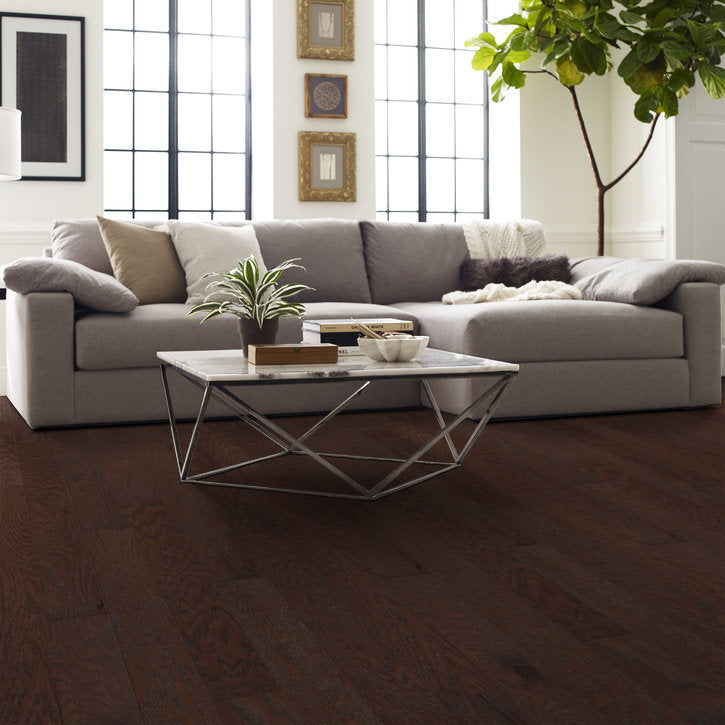 Engineered Oak 5in x Multi Length Hardwood - Coffee Bean - 52826