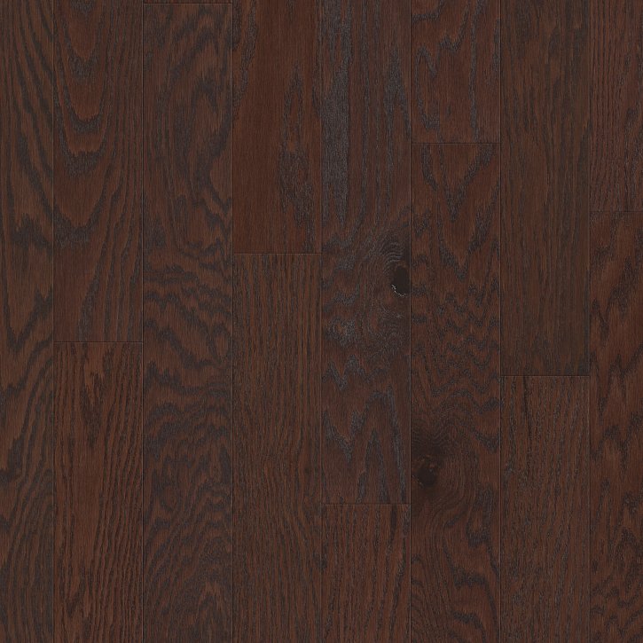 Engineered Oak 5in x Multi Length Hardwood - Coffee Bean - 52826