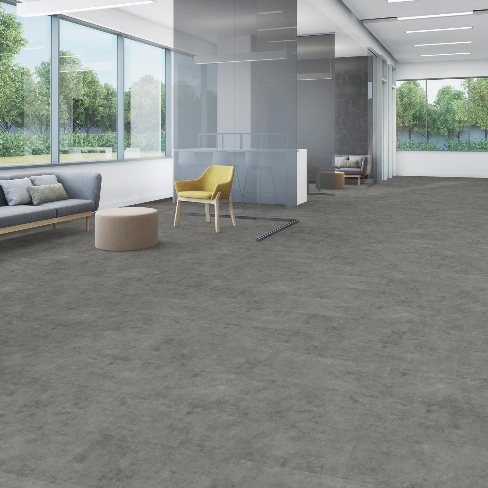 2mm Glue Down 12x24 Vinyl Tile - Dusk - 53708