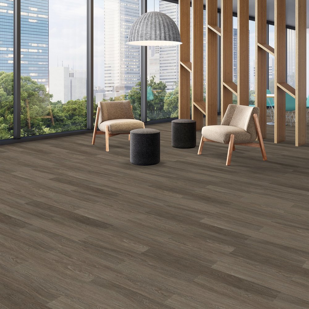 2mm Glue Down 6x48 Vinyl Plank - Library - 53667